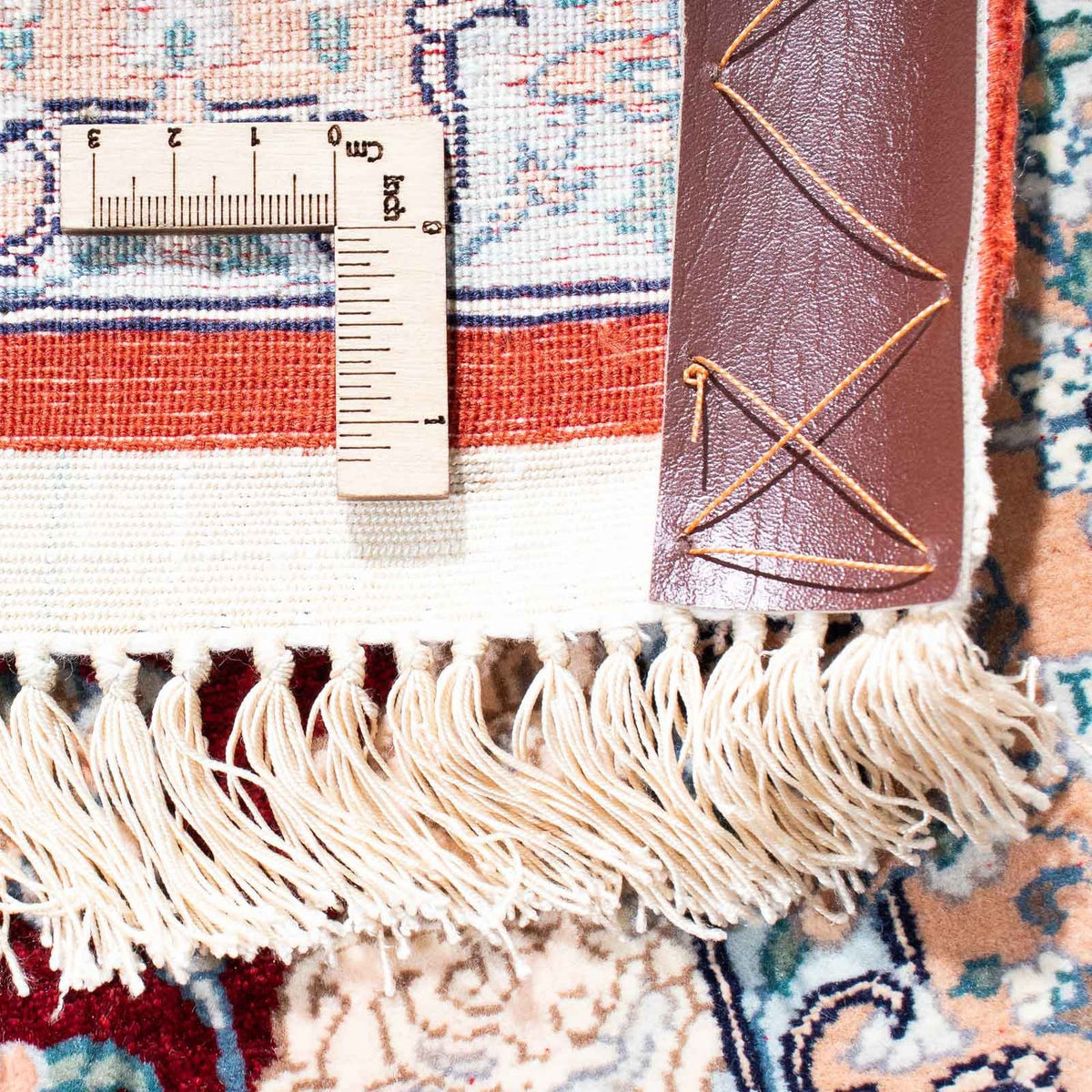 Tapis persan - Isfahan - Premium - 119 x 84 cm - rouge foncé