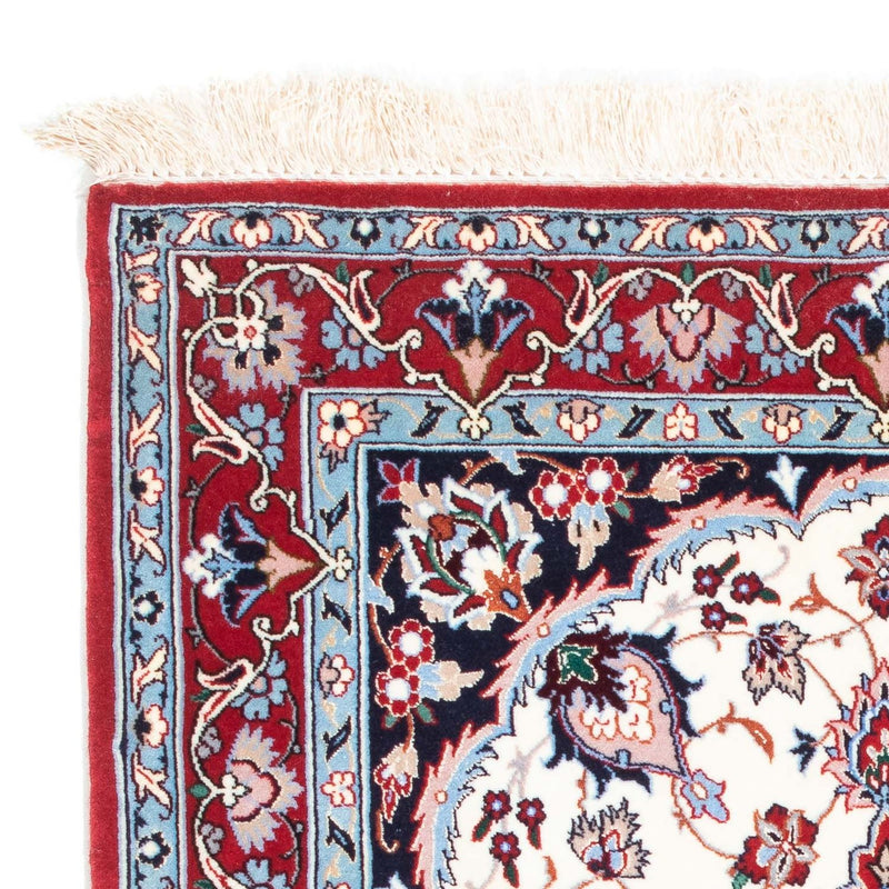 Tapis persan - Isfahan - Premium - 121 x 82 cm - beige