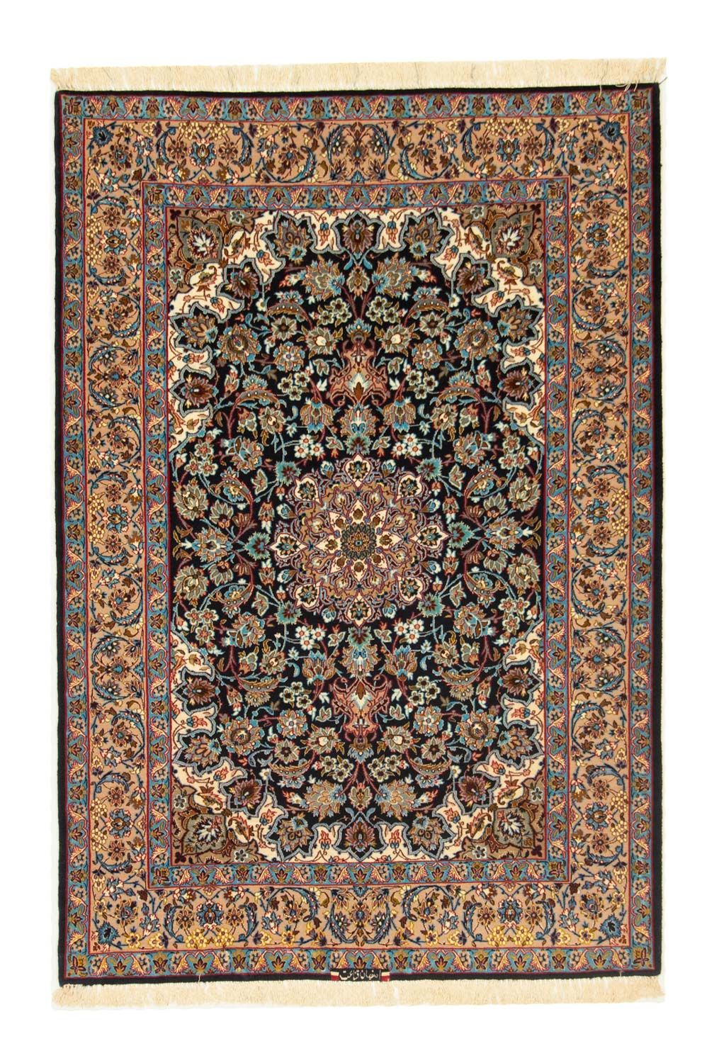 Tapis persan - Isfahan - Premium - 165 x 110 cm - noir