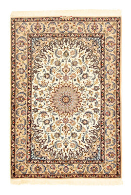 Tapis persan - Isfahan - Premium - 160 x 109 cm - beige