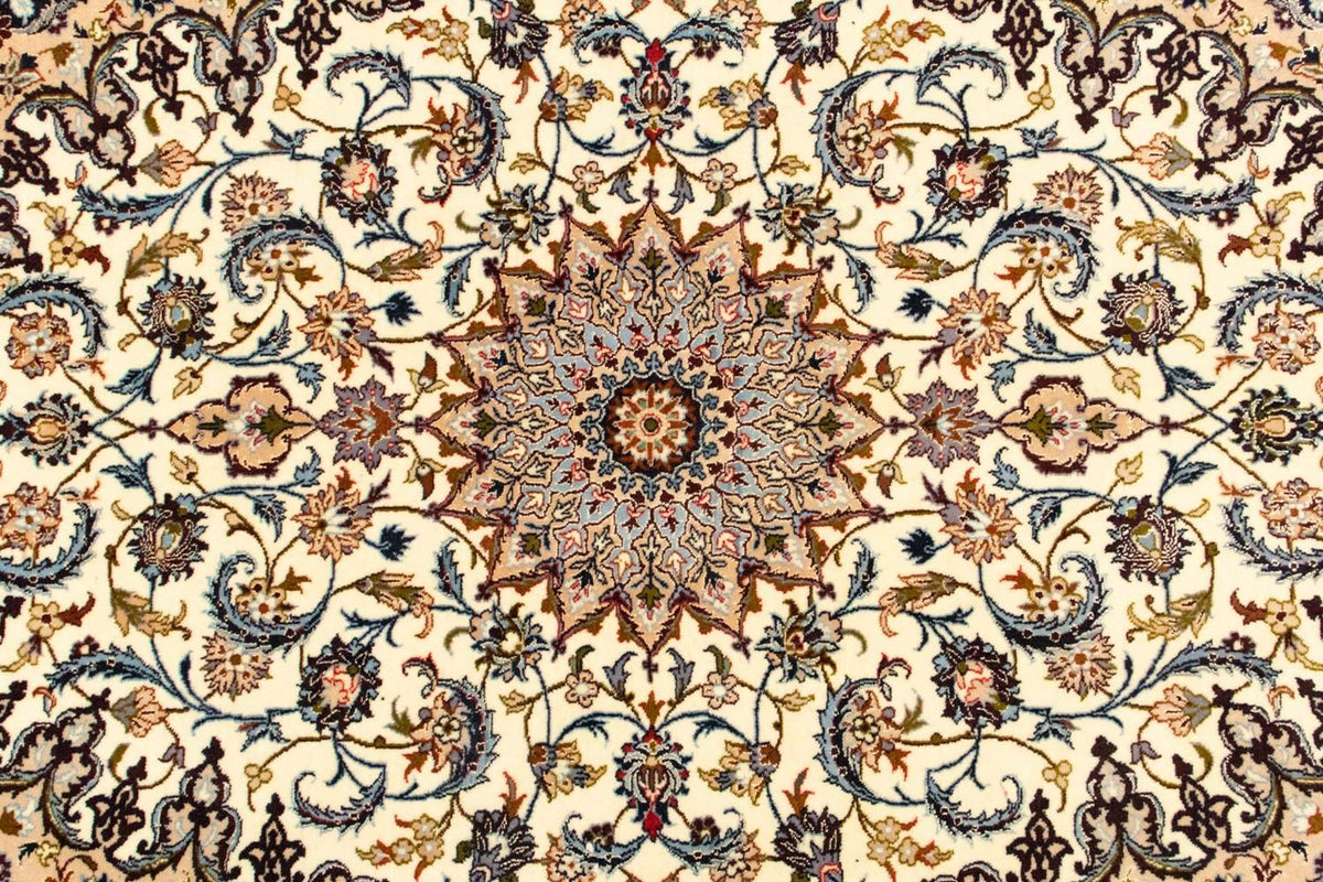 Tapis persan - Isfahan - Premium - 160 x 109 cm - beige