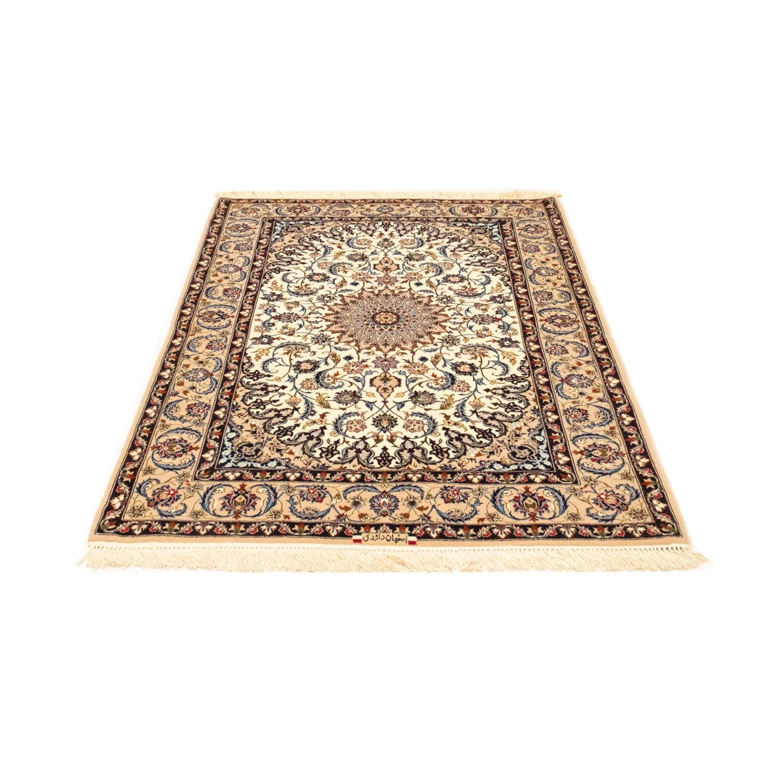 Tapis persan - Isfahan - Premium - 160 x 109 cm - beige