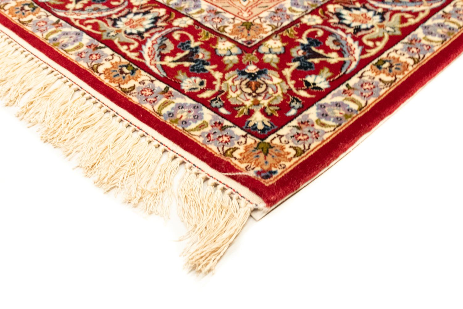 Tapis persan - Isfahan - Premium - 172 x 112 cm - bleu clair