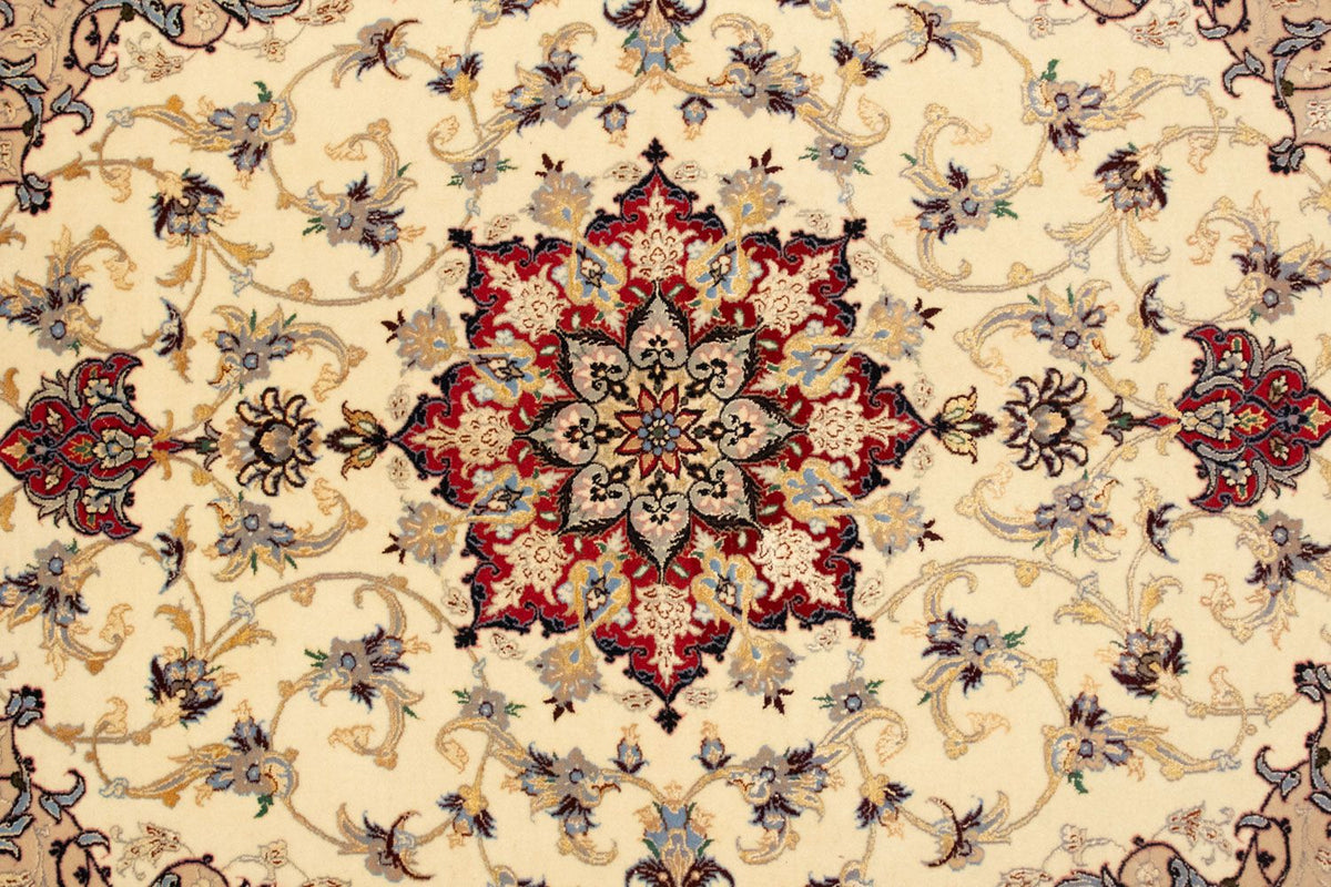 Tapis persan - Isfahan - Premium - 163 x 111 cm - beige