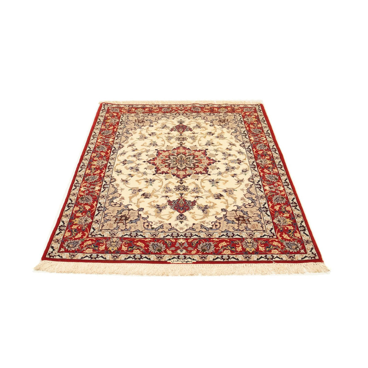 Tapis persan - Isfahan - Premium - 163 x 111 cm - beige