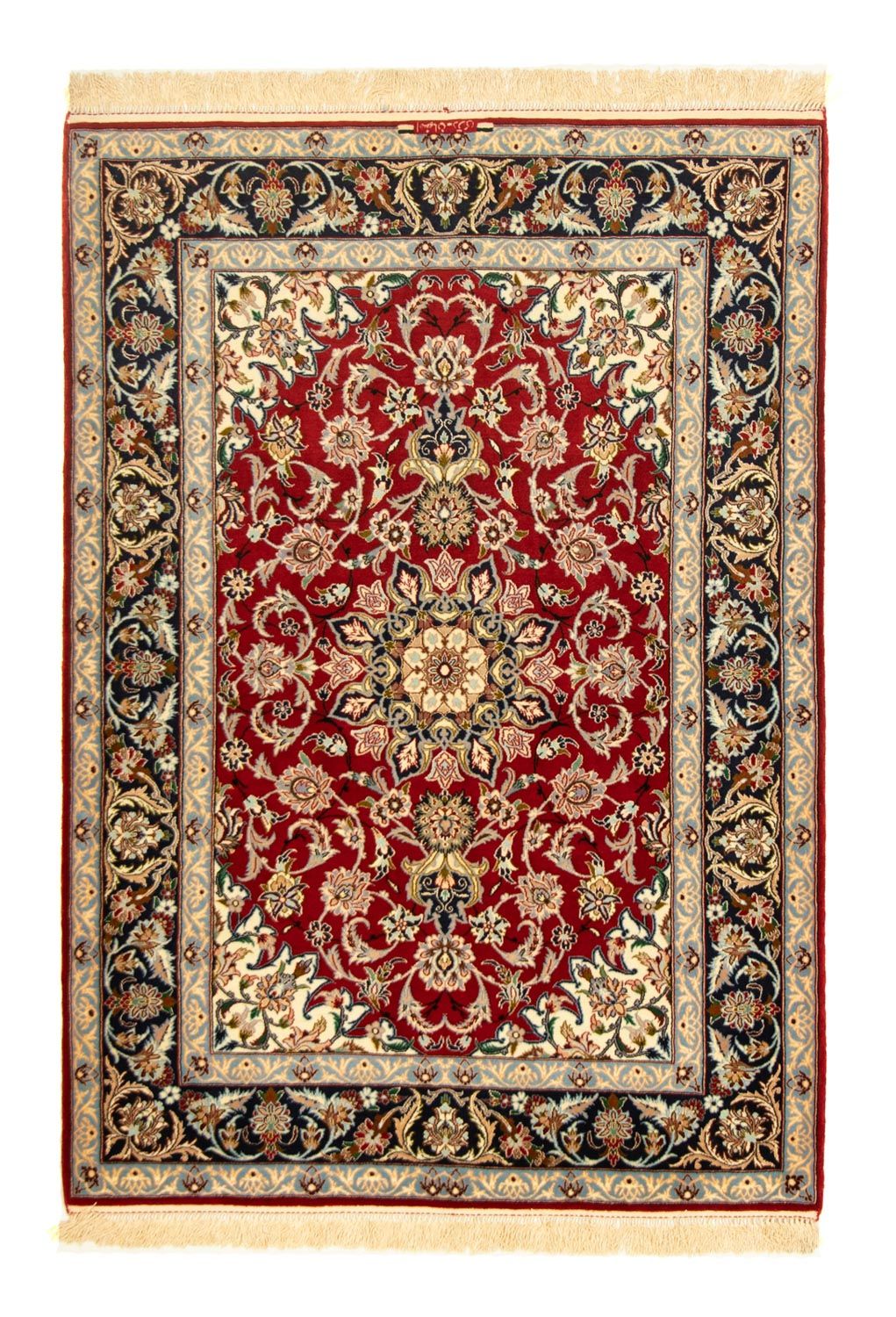 Tapis persan - Isfahan - Premium - 162 x 111 cm - rouge