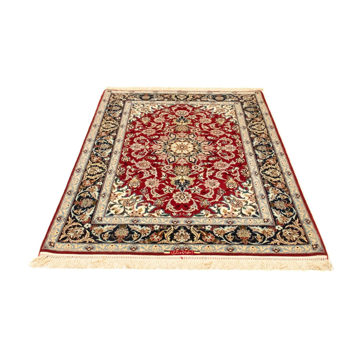 Tapis persan - Isfahan - Premium - 162 x 111 cm - rouge