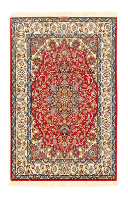 Tapis persan - Isfahan - Premium - 162 x 107 cm - rouge