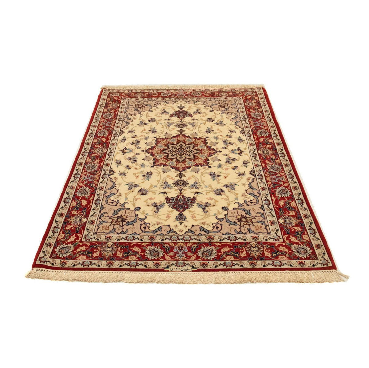 Tapis persan - Isfahan - Premium - 168 x 110 cm - beige