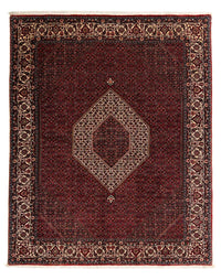 Tapis persan - Bidjar - 257 x 204 cm - rouge foncé
