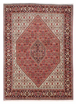 Tapis persan - Bidjar - 245 x 172 cm - rouge clair