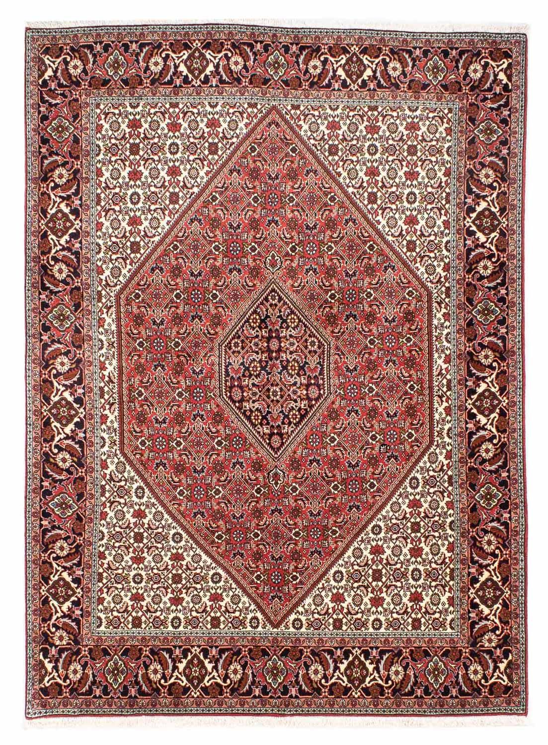 Tapis persan - Bidjar - 245 x 172 cm - rouge clair