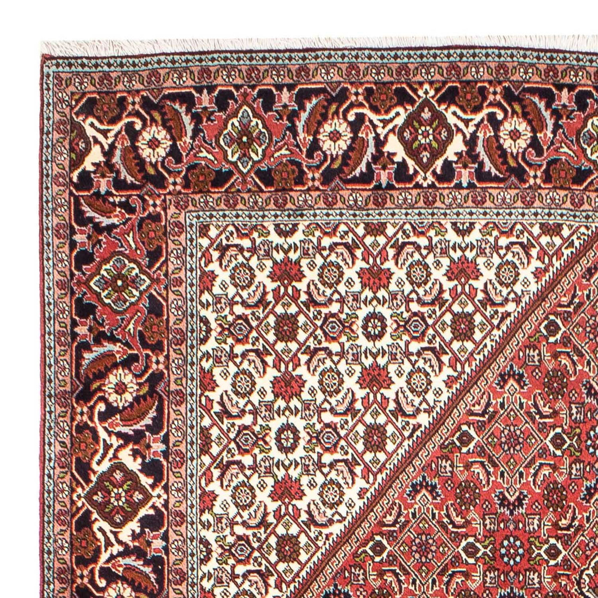 Tapis persan - Bidjar - 245 x 172 cm - rouge clair
