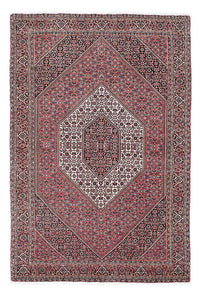 Tapis persan - Bidjar - 213 x 136 cm - rouge clair