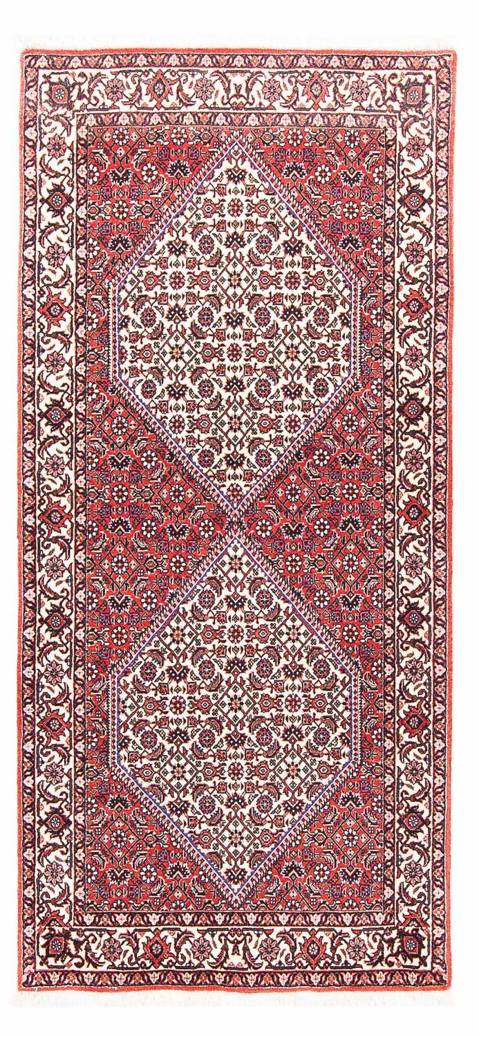 Tapis persan - Bidjar - 166 x 77 cm - rouge