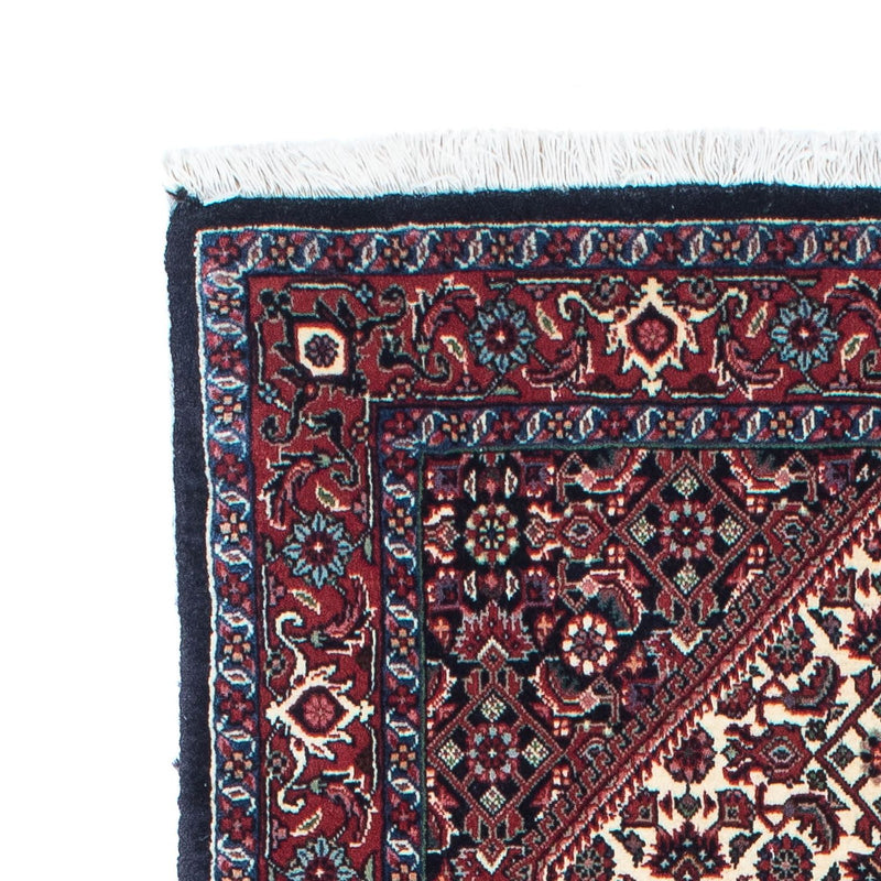 Tapis de couloir Tapis persan - Bidjar - 206 x 73 cm - bleu foncé
