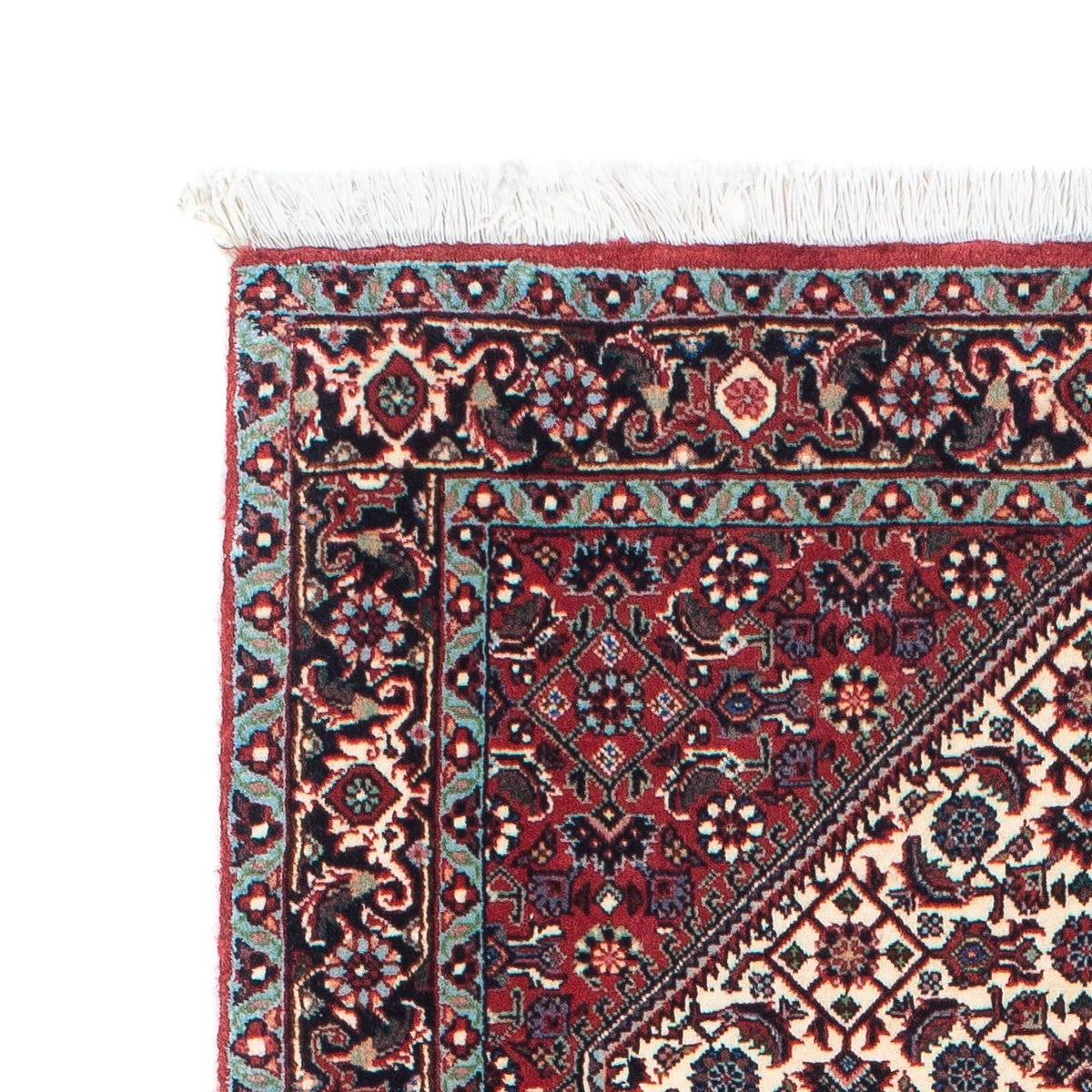 Tapis de couloir Tapis persan - Bidjar - 206 x 75 cm - rouge