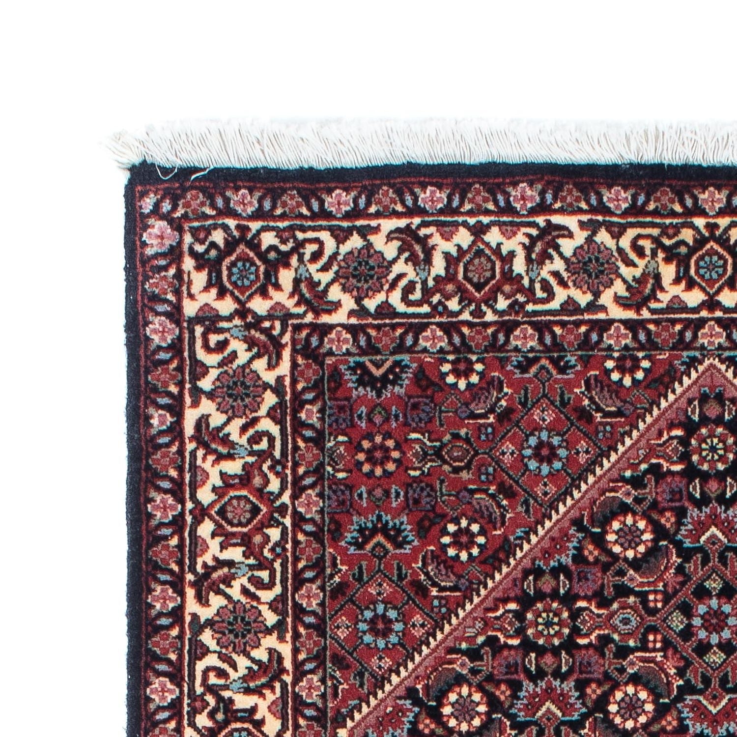 Tapis de couloir Tapis persan - Bidjar - 209 x 72 cm - bleu foncé