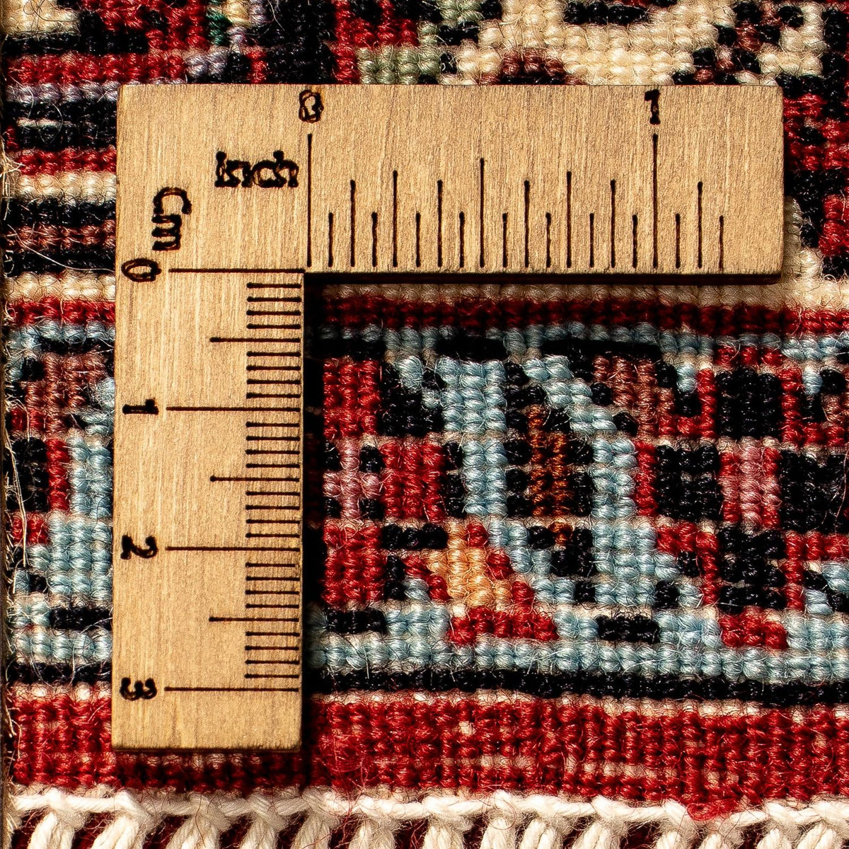 Tapis de couloir Tapis persan - Bidjar - 307 x 84 cm - multicolore