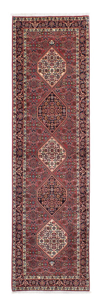 Tapis de couloir Tapis persan - Bidjar - 292 x 81 cm - rouge clair