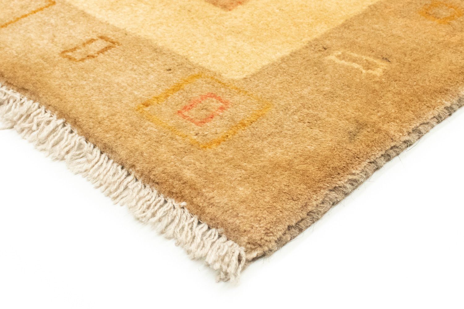 Tapis Gabbeh - Persan - 174 x 121 cm - or