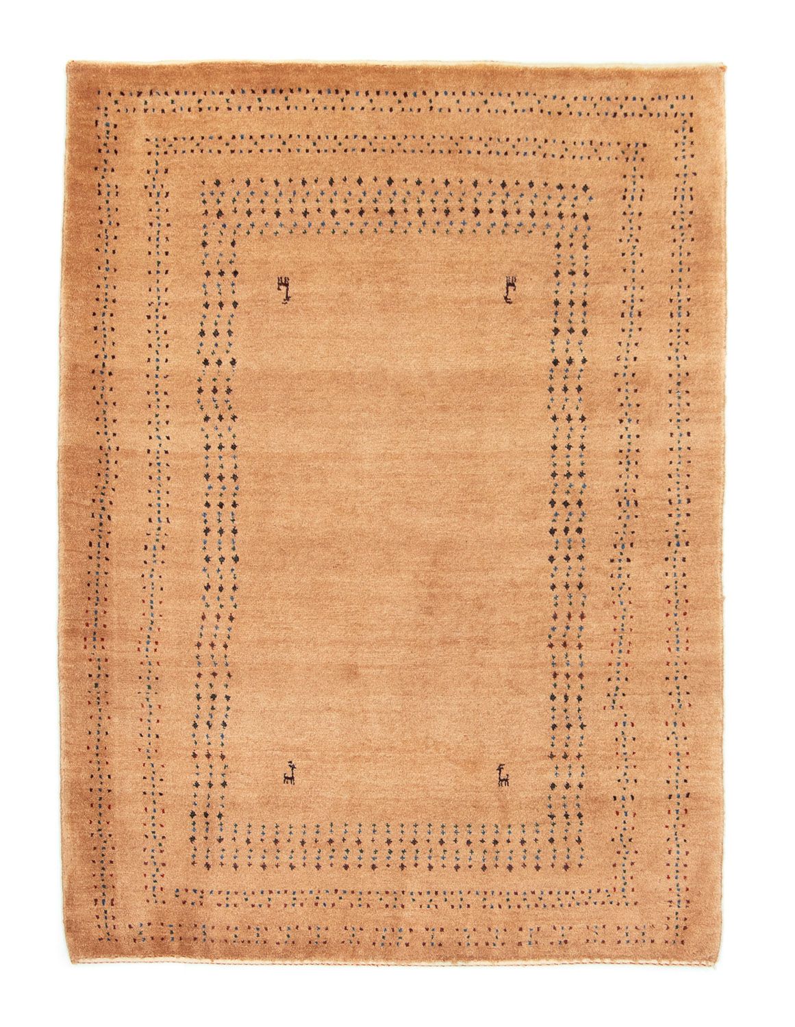 Tapis Gabbeh - Persan - 197 x 154 cm - rouge