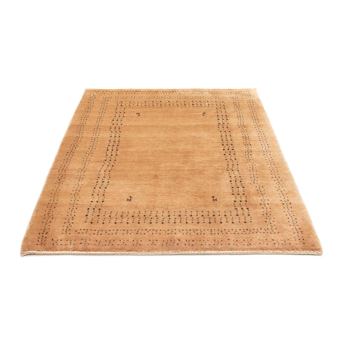 Tapis Gabbeh - Persan - 197 x 154 cm - rouge