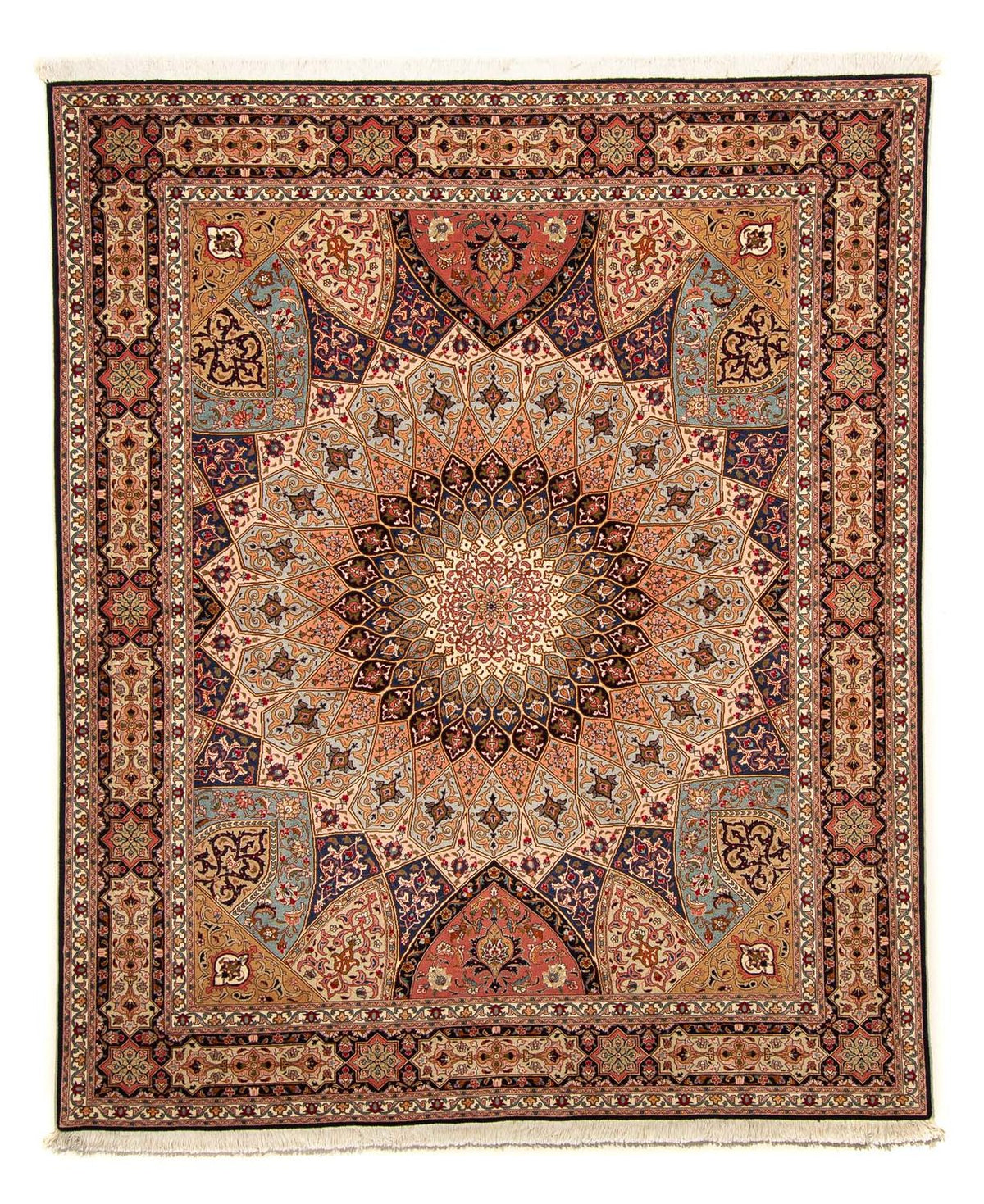 Tapis persan - Tabriz - Royal - 242 x 205 cm - multicolore