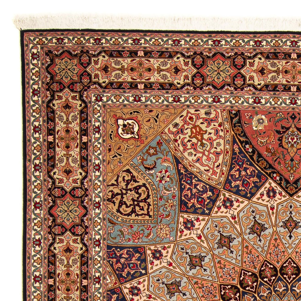 Tapis persan - Tabriz - Royal - 242 x 205 cm - multicolore