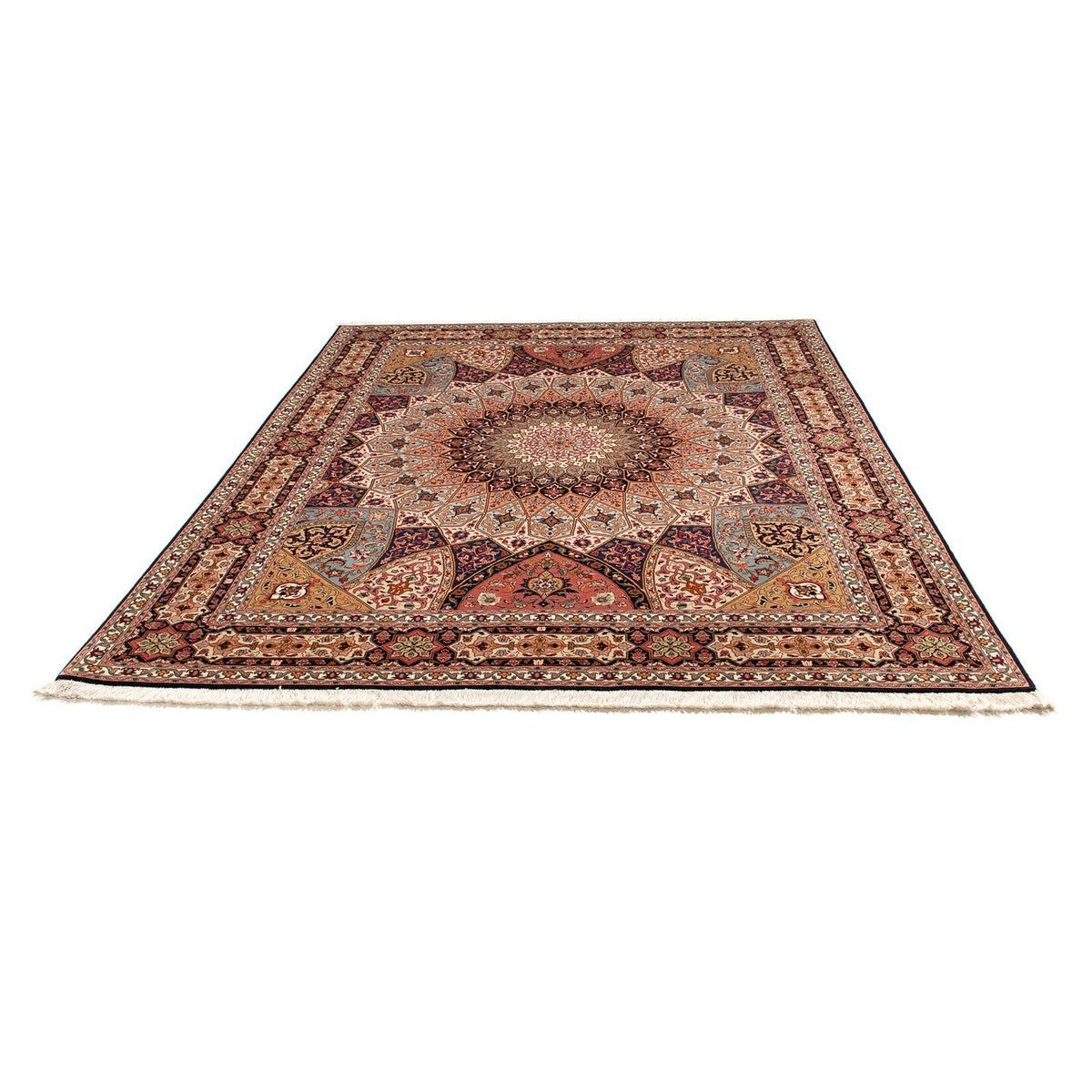 Tapis persan - Tabriz - Royal - 242 x 205 cm - multicolore