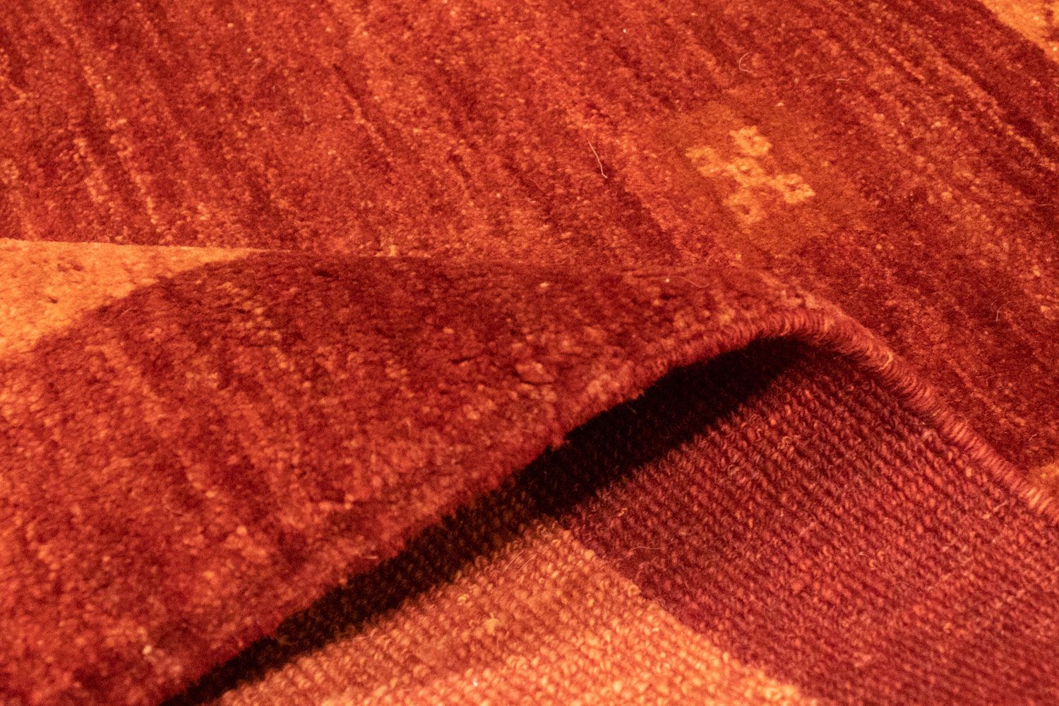 Tapis Gabbeh - Persan - 230 x 175 cm - rouge