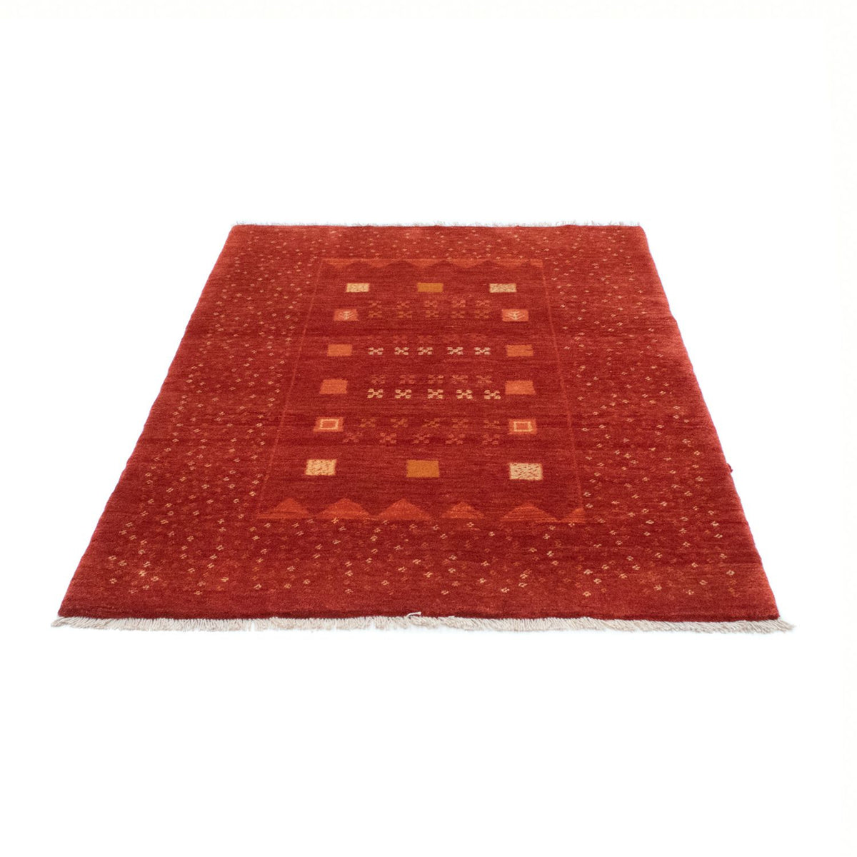 Tapis Gabbeh - Persan - 174 x 122 cm - rouge