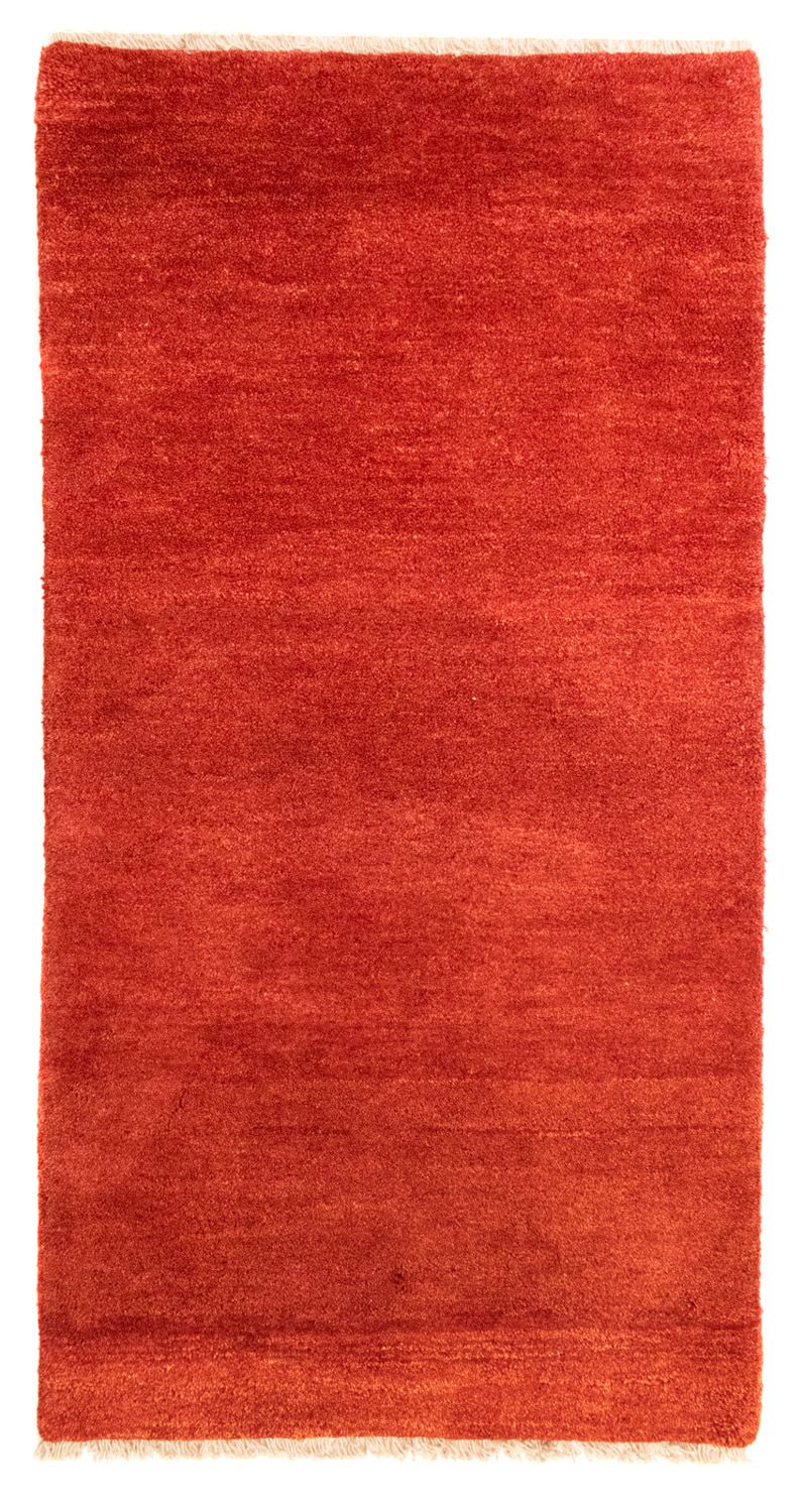 Tapis Gabbeh - Persan - 141 x 70 cm - rouge