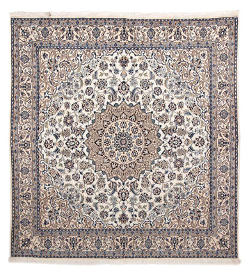 Tapis persan - Nain - Royal carré  - 210 x 202 cm - beige