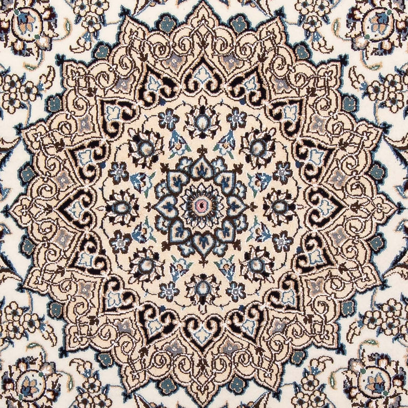 Tapis persan - Nain - Royal carré  - 210 x 202 cm - beige