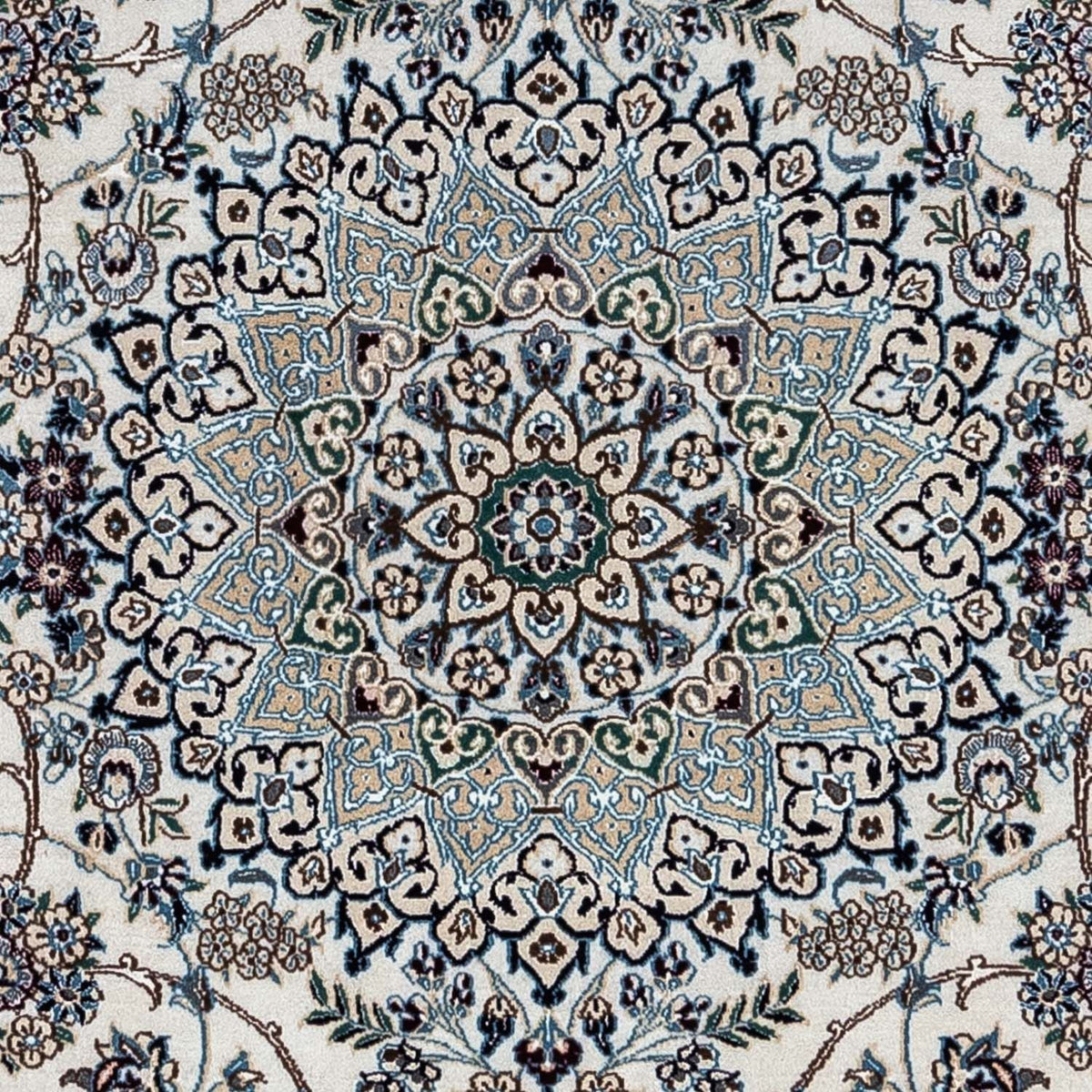 Tapis persan - Nain - Royal - 352 x 243 cm - beige