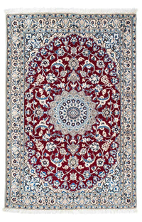 Tapis persan - Nain - Royal - 172 x 112 cm - rouge foncé