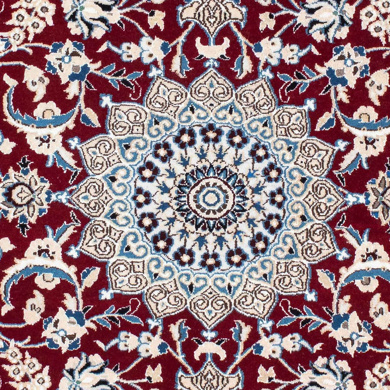 Tapis persan - Nain - Royal - 172 x 112 cm - rouge foncé