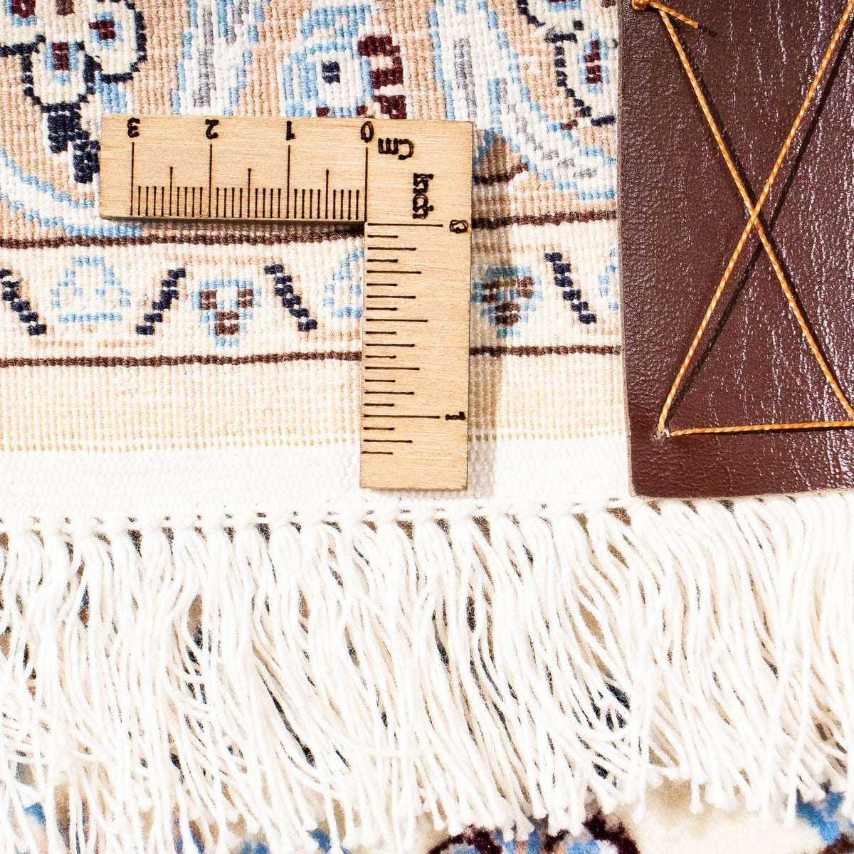 Tapis persan - Nain - Premium - 224 x 144 cm - beige