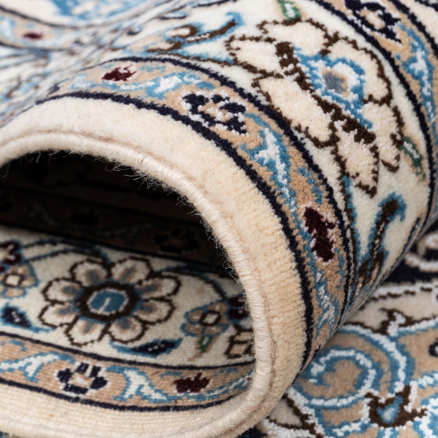 Tapis persan - Nain - Royal - 360 x 250 cm - beige