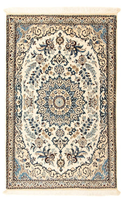 Tapis persan - Nain - Royal - 130 x 83 cm - beige