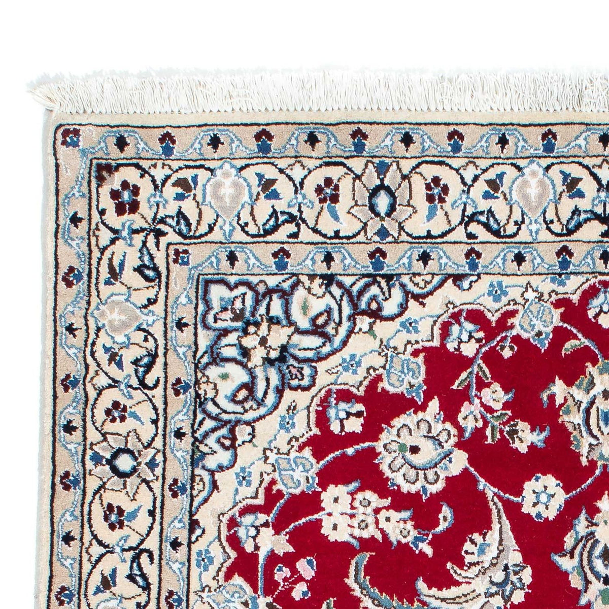 Tapis persan - Nain - Royal - 170 x 108 cm - rouge