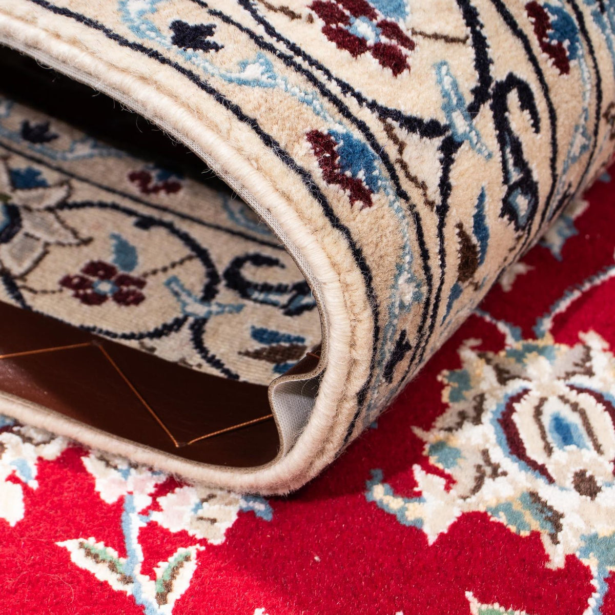 Tapis persan - Nain - Royal - 170 x 108 cm - rouge