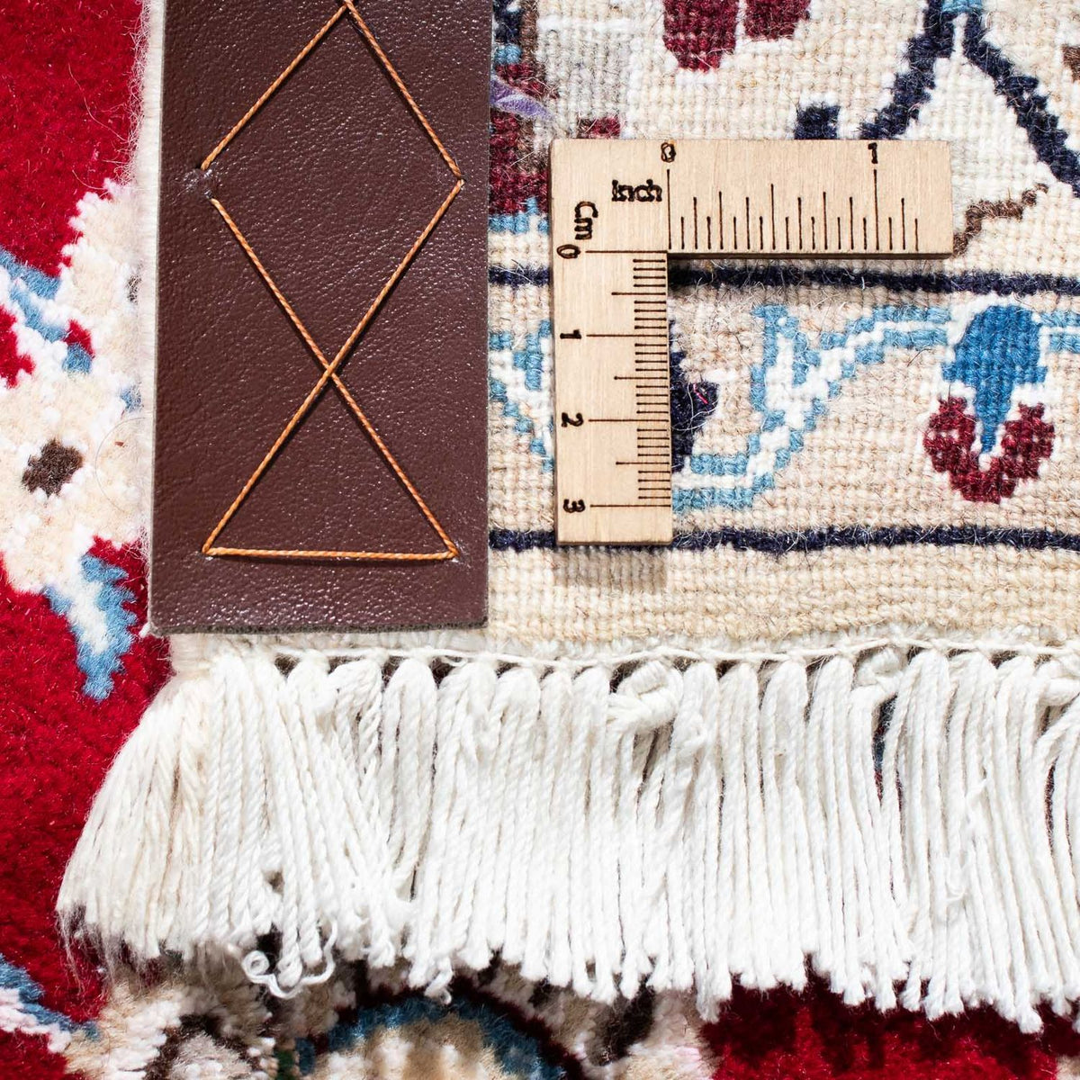 Tapis persan - Nain - Royal - 170 x 108 cm - rouge