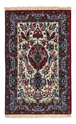 Tapis persan - Isfahan - Premium - 105 x 67 cm - rouge foncé