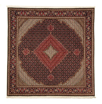 Tapis persan - Tabriz carré  - 203 x 202 cm - bleu foncé