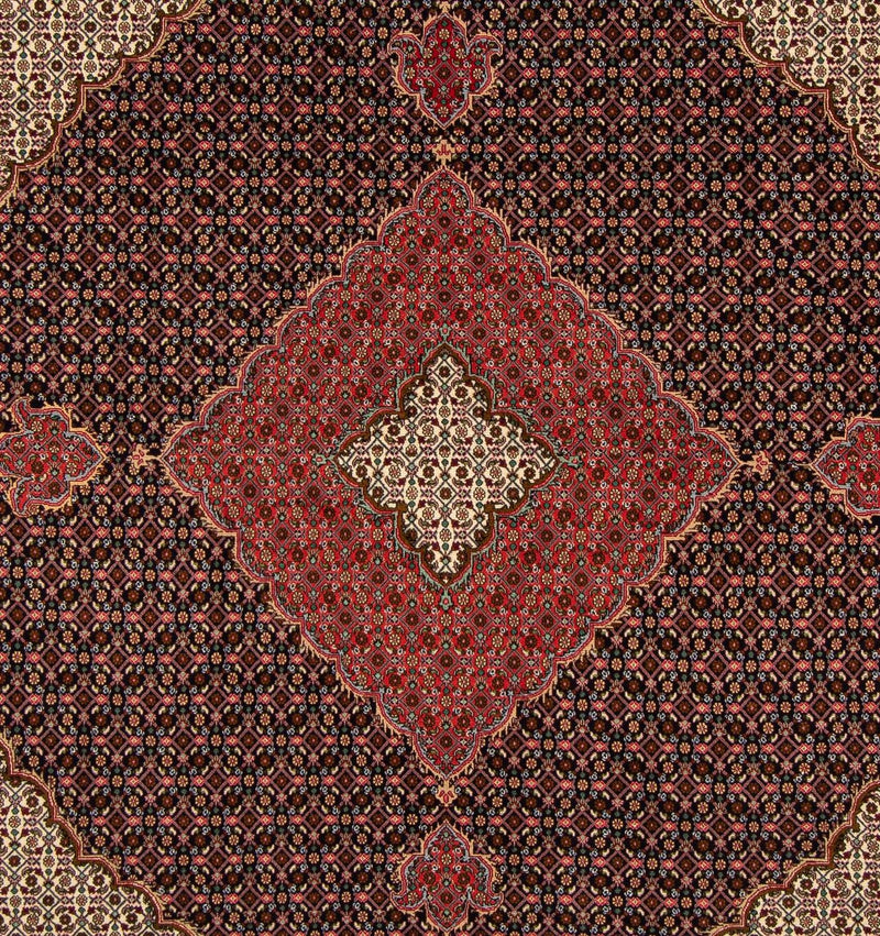 Tapis persan - Tabriz carré  - 203 x 202 cm - bleu foncé