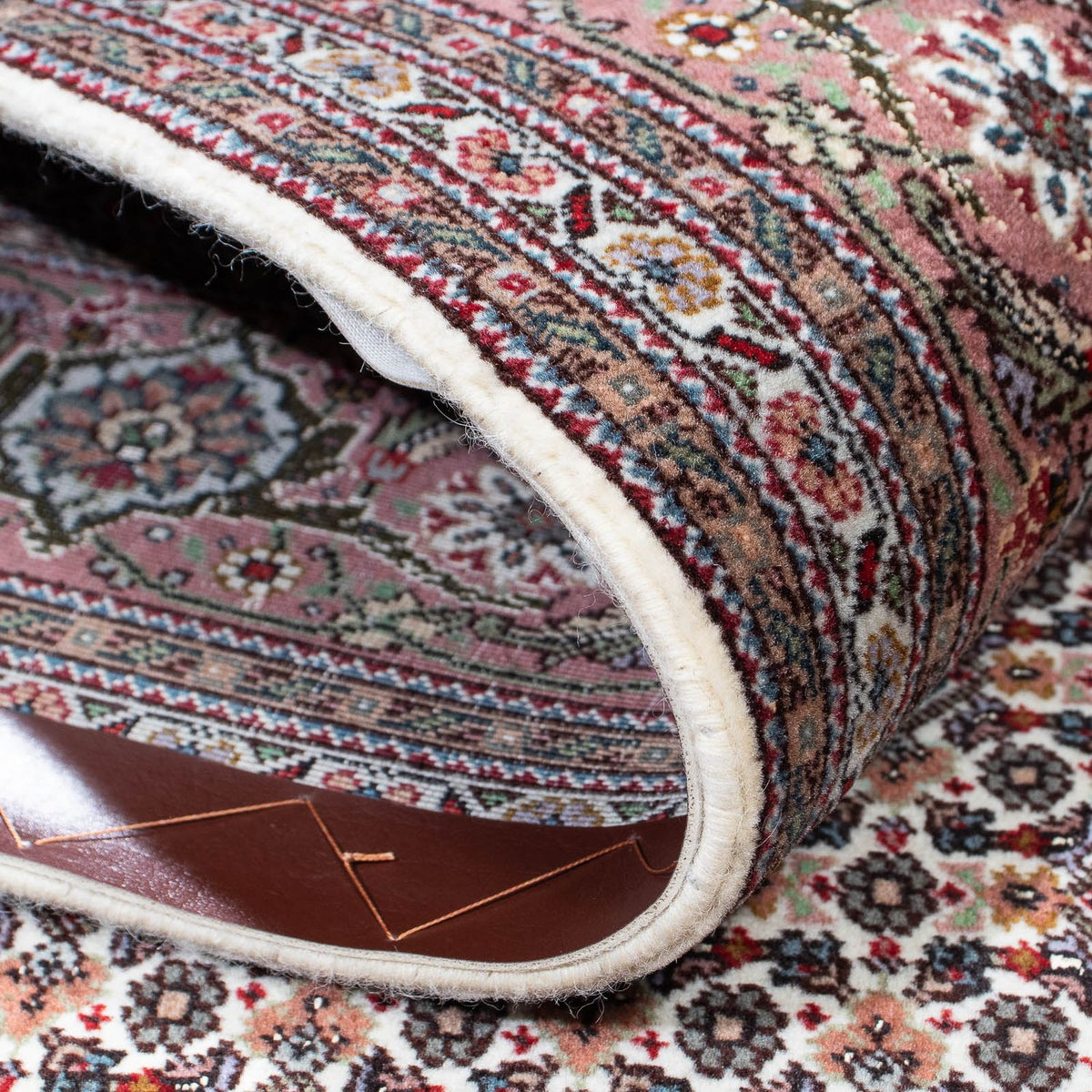 Tapis persan - Tabriz - 212 x 153 cm - marron clair