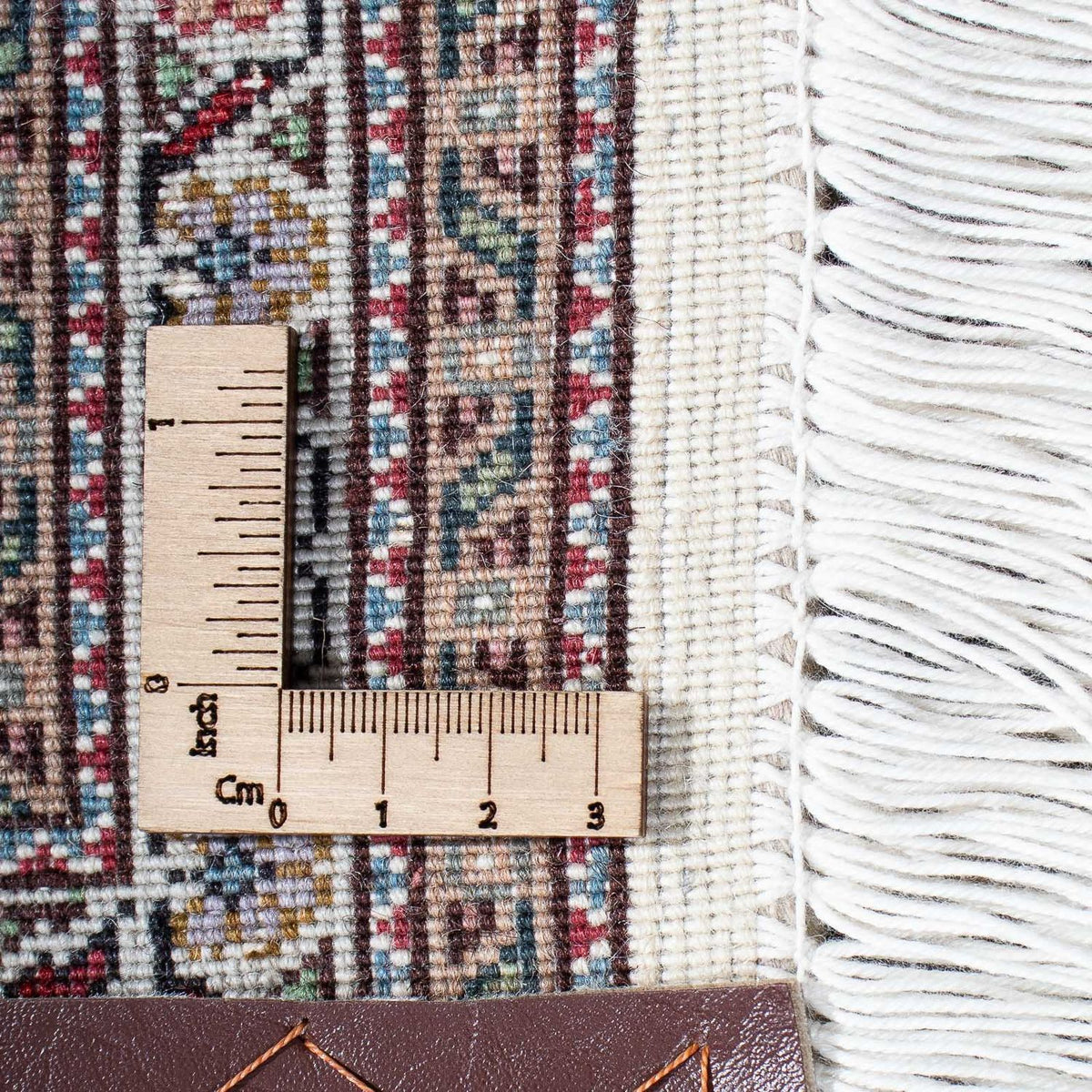 Tapis persan - Tabriz - 212 x 153 cm - marron clair