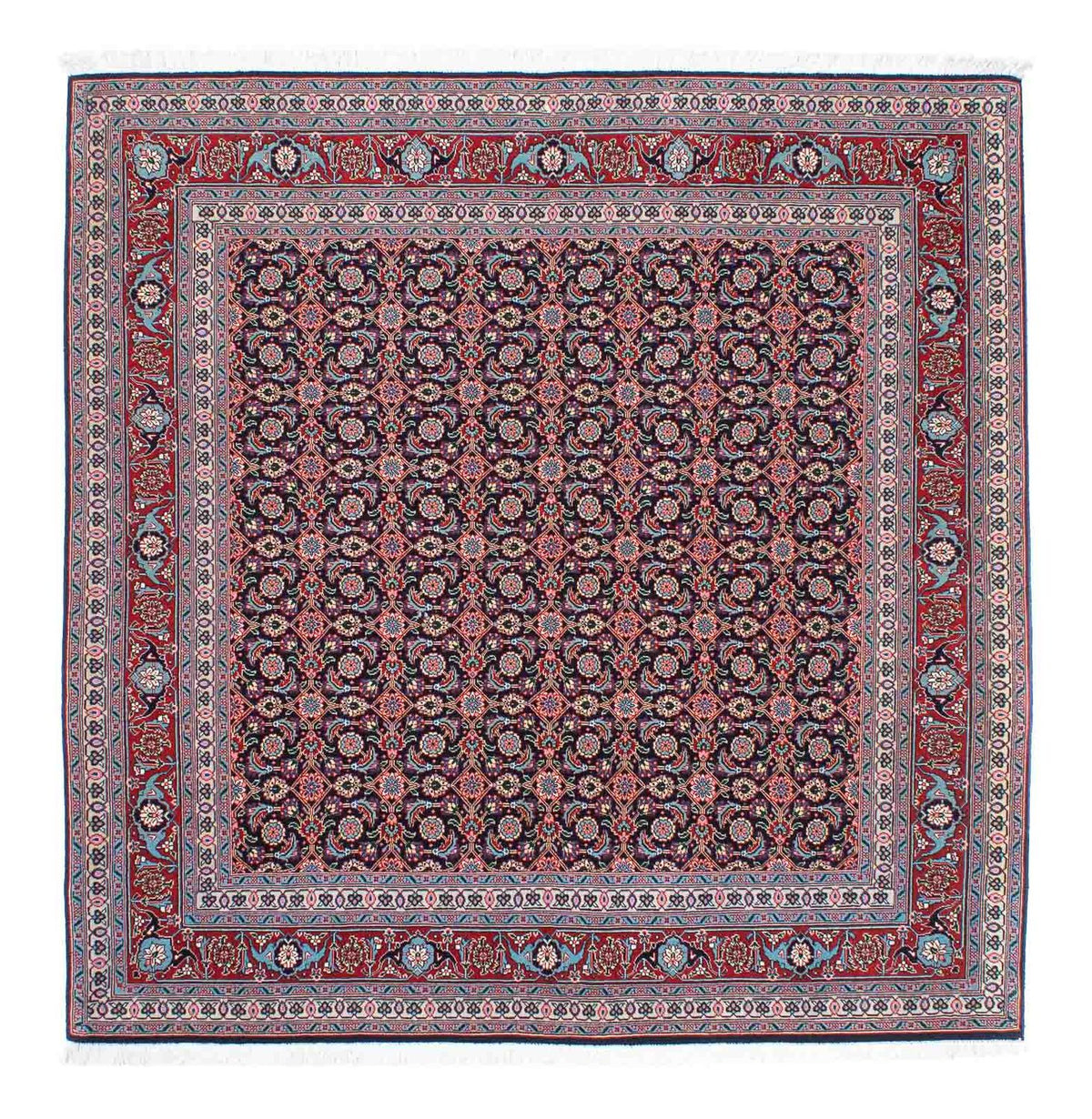 Tapis persan - Tabriz carré  - 156 x 155 cm - multicolore
